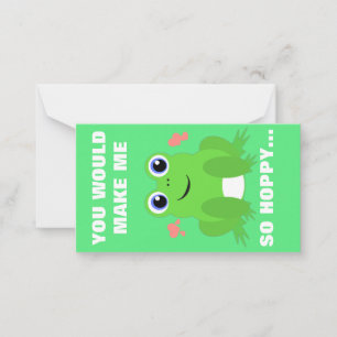 Hoppy Mini Valentine Card