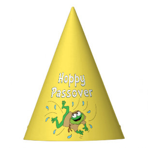 "Hoppy Passover" Party Hat