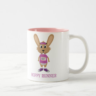Hoppy Runner Two-Tone Coffee Mug