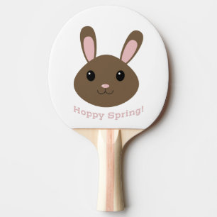 Hoppy Spring Bunny Ping Pong Paddle