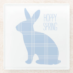 Hoppy Spring Home Decor with Bunny Glass Coaster