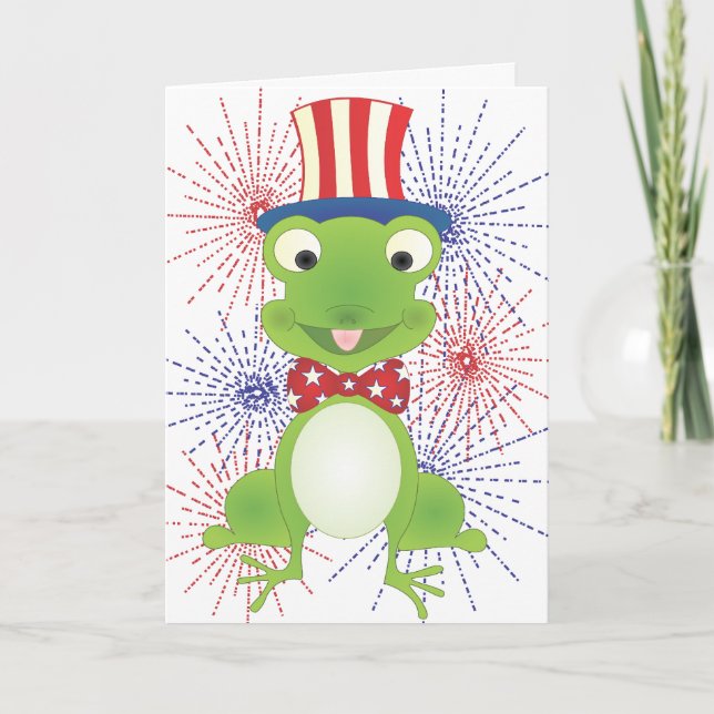 Hoppy the Frog Card (Front)