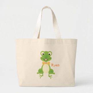 Hoppy the Frog Large Tote Bag