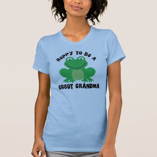 Hoppy To Be A Great Grandma Gift T-Shirt