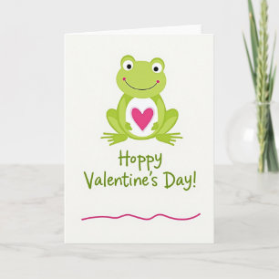Hoppy Valentine Frog Card