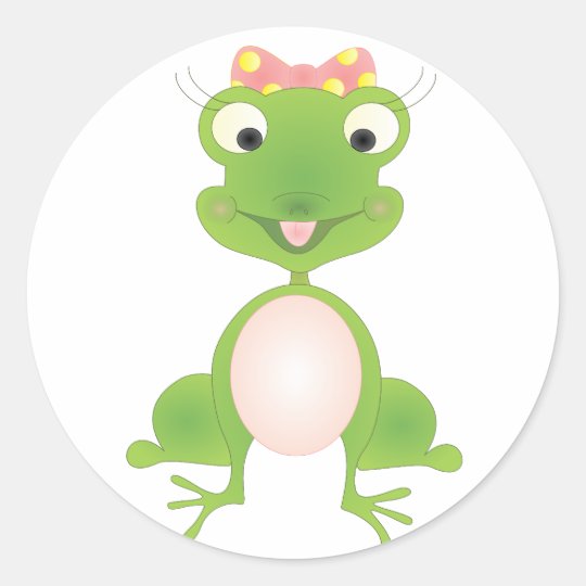 Hoppy's Girl Classic Round Sticker