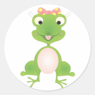 Hoppy's Girl Classic Round Sticker