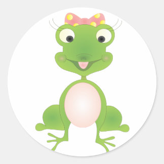 Hoppy's Girl Classic Round Sticker