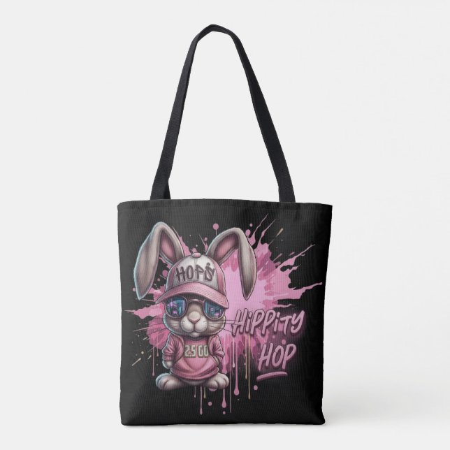 Hops Bunny Tote Bag (Back)