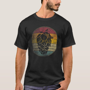 Hops Craft Beer IPA Brewery Vintage Distressed Ret T-Shirt