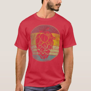 Hops Craft Beer IPA Brewery Vintage Distressed T-Shirt