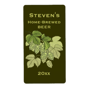 Hops Home-Brew Label