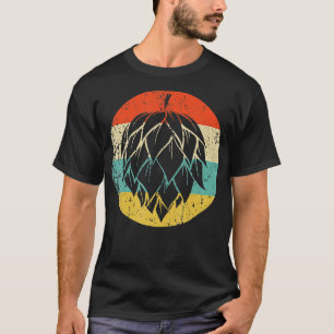 Hops Retro Style Craft Beer  T-Shirt