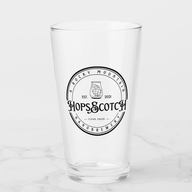 HopsScotch Pint Glass (Front)