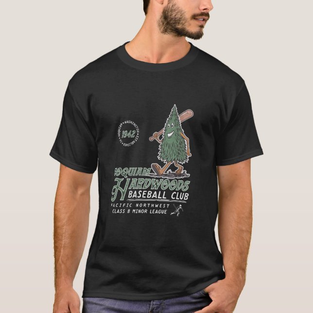 Hoquiam Hardwoods Retro Minor League Baseball T-Shirt (Front)