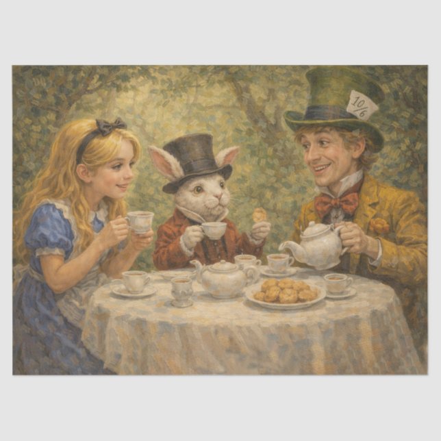 Hora del té tissue paper (Front)