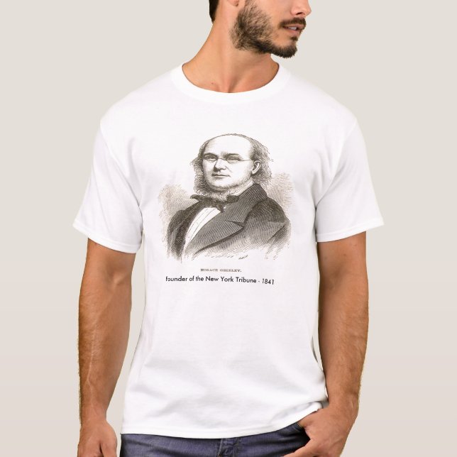 Horace Greeley T-shirt (Front)