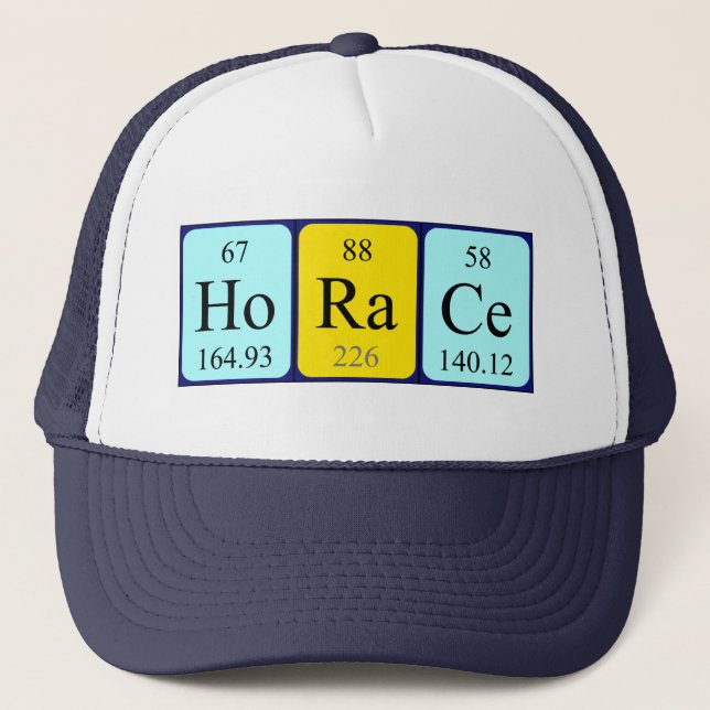 Horace periodic table name hat (Front)
