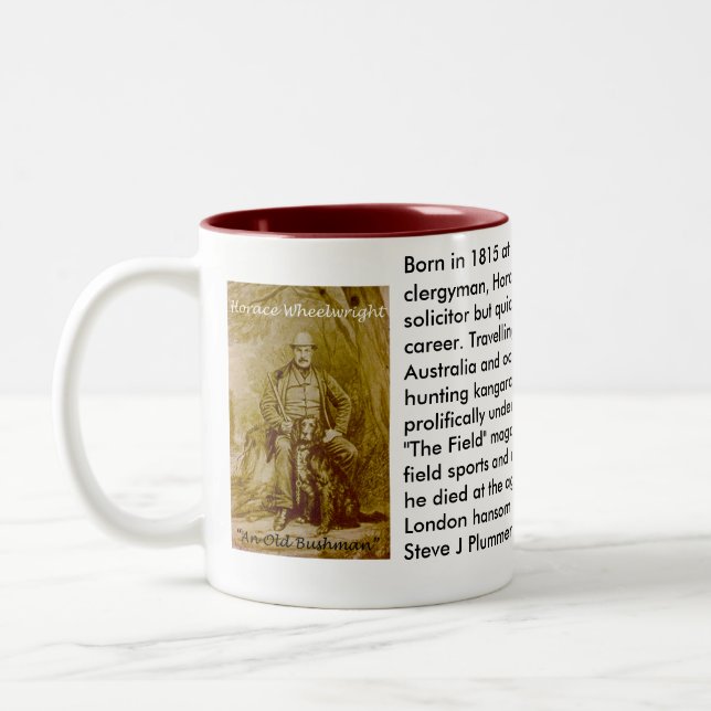 Horace Wheelwright mug (Left)