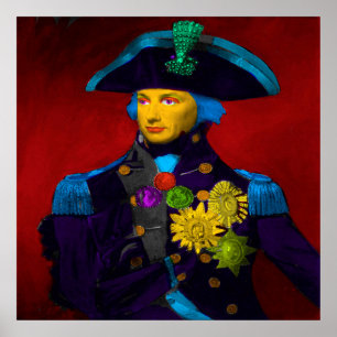 Horatio Nelson Pop Art Poster
