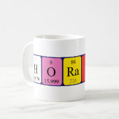 Horatio periodic table name mug (Front Left)