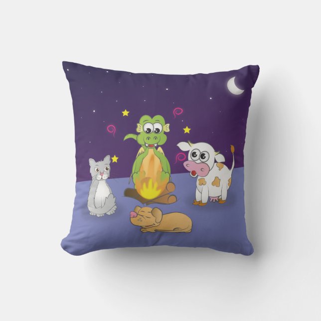 Horatio the dream dragon night time pillow (Front)