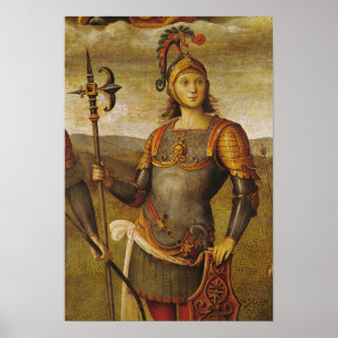 Horatius Cocles, from the Sala dell'Udienza Poster