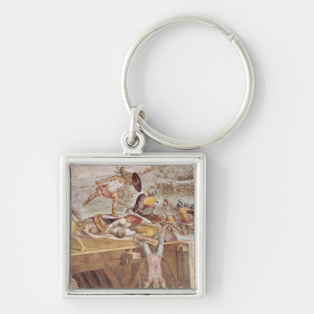 Horatius Cocles on the Sublician Bridge Key Ring (Front)