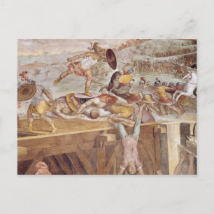 Horatius Cocles on the Sublician Bridge Postcard