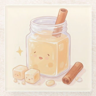 Horchata Glass Coaster