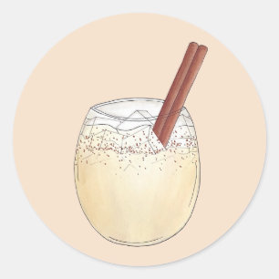 Horchata Orxata Mexican Spanish Beverage Drink Classic Round Sticker