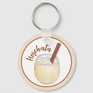 Horchata Orxata Mexican Spanish Beverage Drink Key Ring