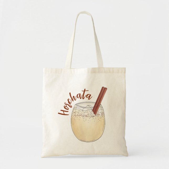 Horchata Orxata Mexican Spanish Beverage Drink Tote Bag (Front)