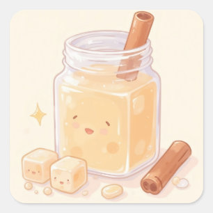 Horchata Square Sticker