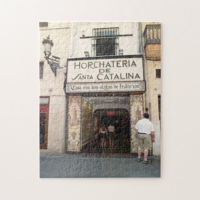 Horchatería de Santa Catalina, Valencia, Spain Jigsaw Puzzle (Vertical)