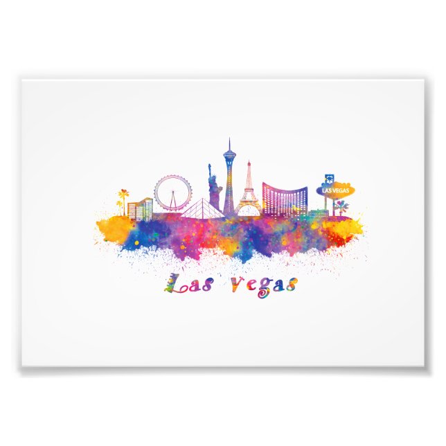 horizon of aquarela veils photo print (Front)