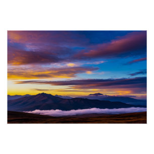 Horizon of Dreams: Between Skies and Mountains Poster