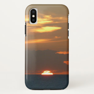 Horizon Sunset Colourful Seascape Photography iPhone XS Case