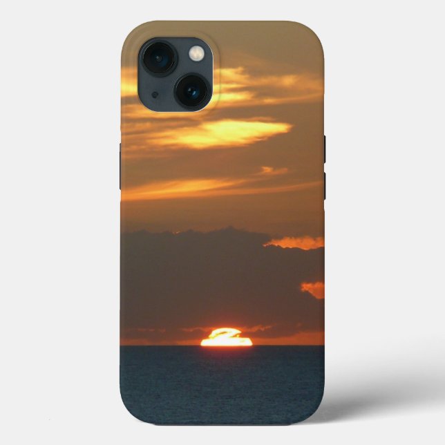 Horizon Sunset Colourful Seascape Photography Case-Mate iPhone Case (Back)