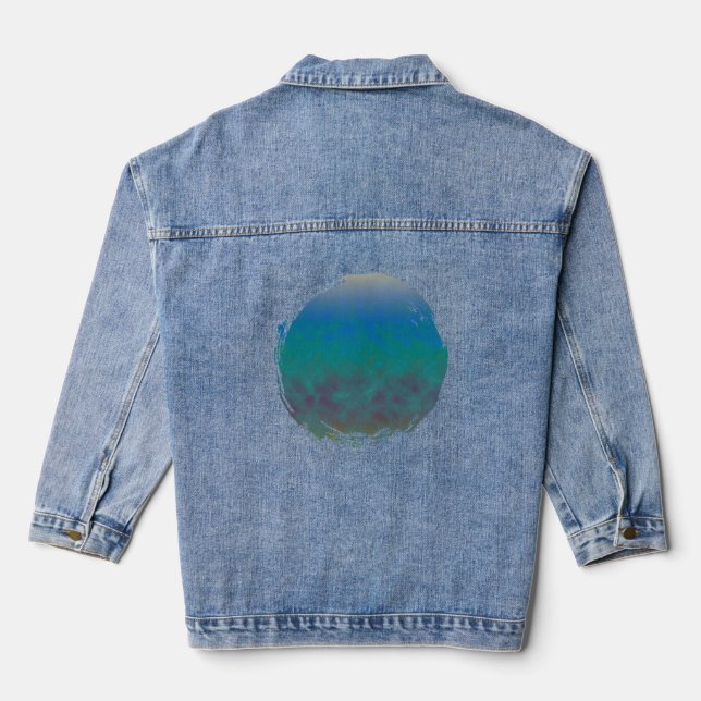 Horizon Wash Denim Jacket (Back)