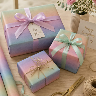 Horizon Wash Wrapping Paper Sheet