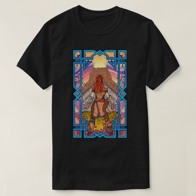 Horizon Zero Dawn T-ShirtHZD Glass - Legend of Alo T-Shirt (Design Front)