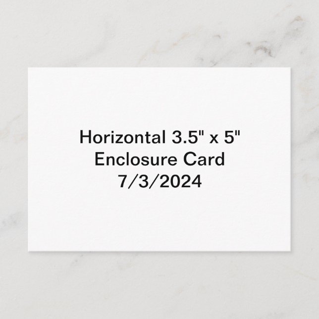 Horizontal 3.5" x 5" Enclosure Card 7/3/2024 (Front)