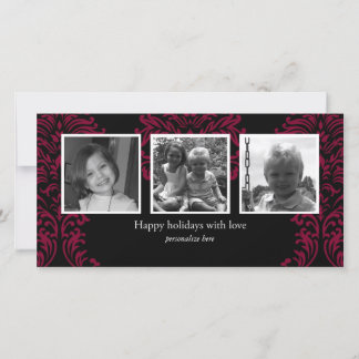 Horizontal 3-photo card