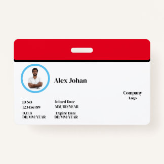 Horizontal Badge ID Badge