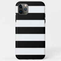 Horizontal Black And White Stripes