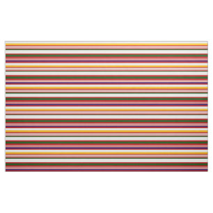 Horizontal Candy Stripes (medium scale) Fabric