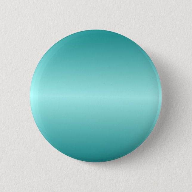 Horizontal Celeste and Teal Gradient 6 Cm Round Badge (Front)