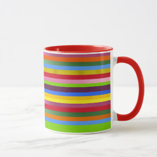 Horizontal Coloured Striped Zarape Mug