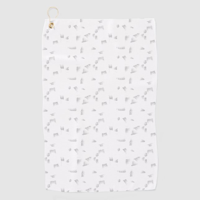 horizontal Design Sixteen Golf Towel (Front)